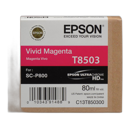 Epson Ultrachrome HD Vivid Magenta Ink Cartridge for P800 Printer
