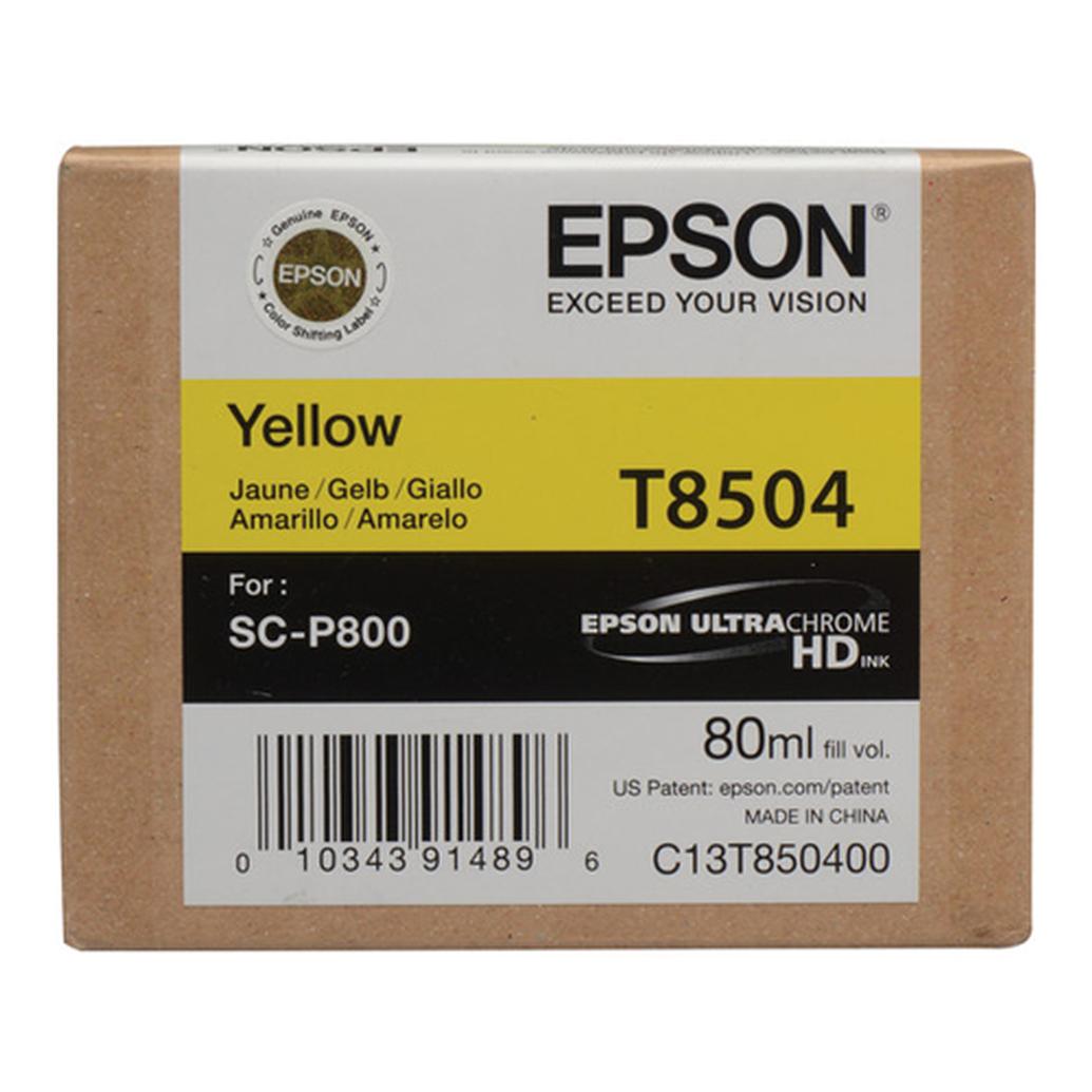 Epson Ultrachrome HD Yellow Ink Cartridge for P800 Printer