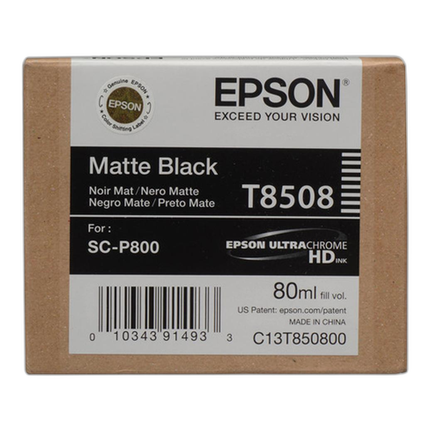 Epson Ultrachrome HD Matte Black Ink Cartridge for P800 Printer