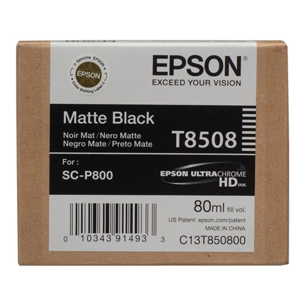 Epson Ultrachrome HD Matte Black Ink Cartridge for P800 Printer