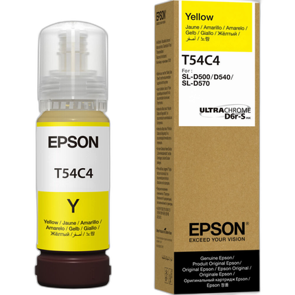 Epson T54C Ultrachrome D6r-S 70mL Ink Bottle (Yellow)