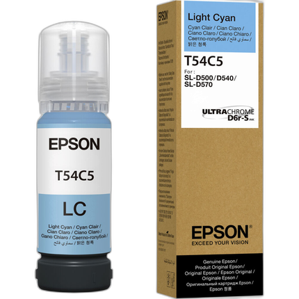 Epson T54C Ultrachrome D6r-S 70mL Ink Bottle (Light Cyan)