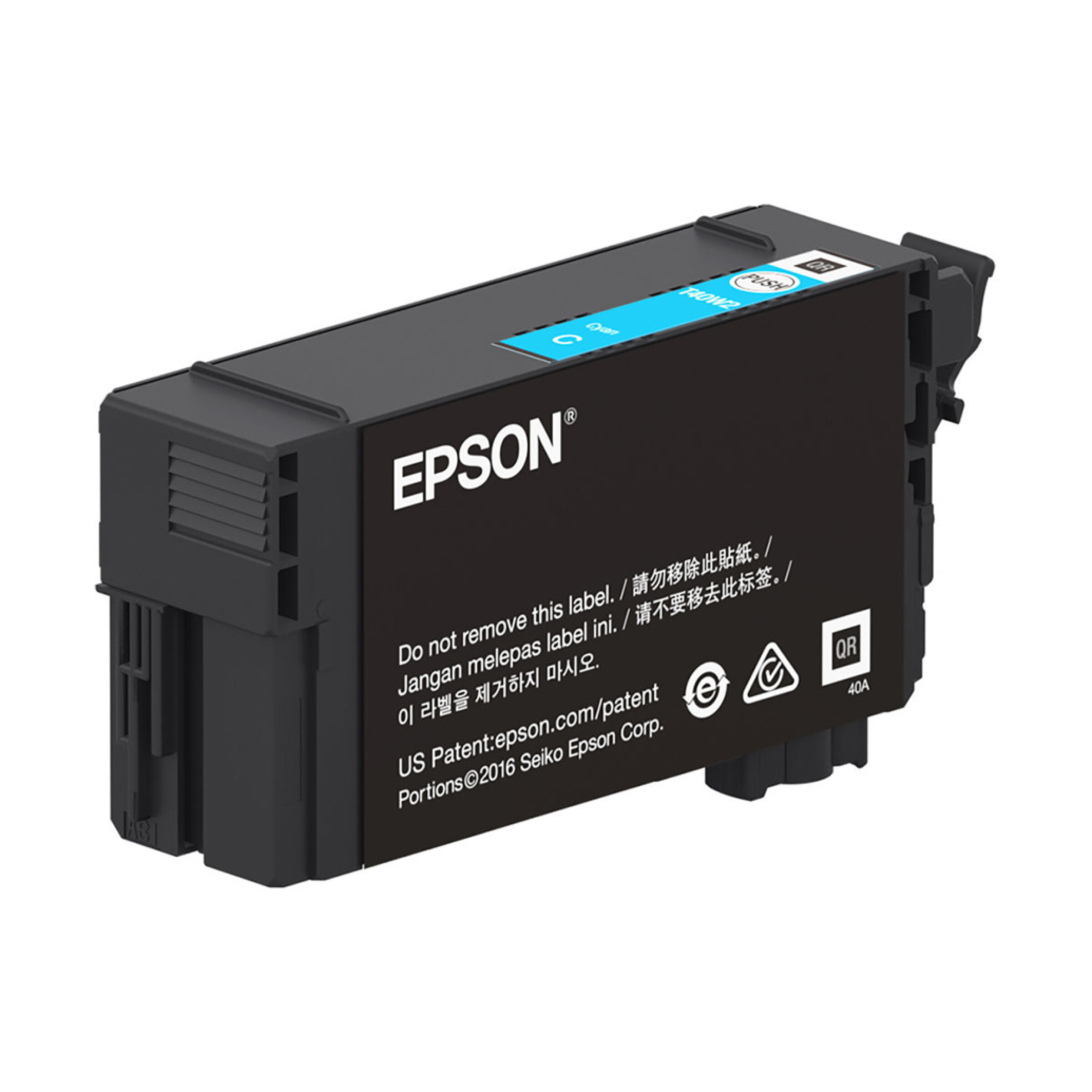 Epson T40W UltraChrome XD2 High-Capacity Cyan Ink Cartridge (50mL)