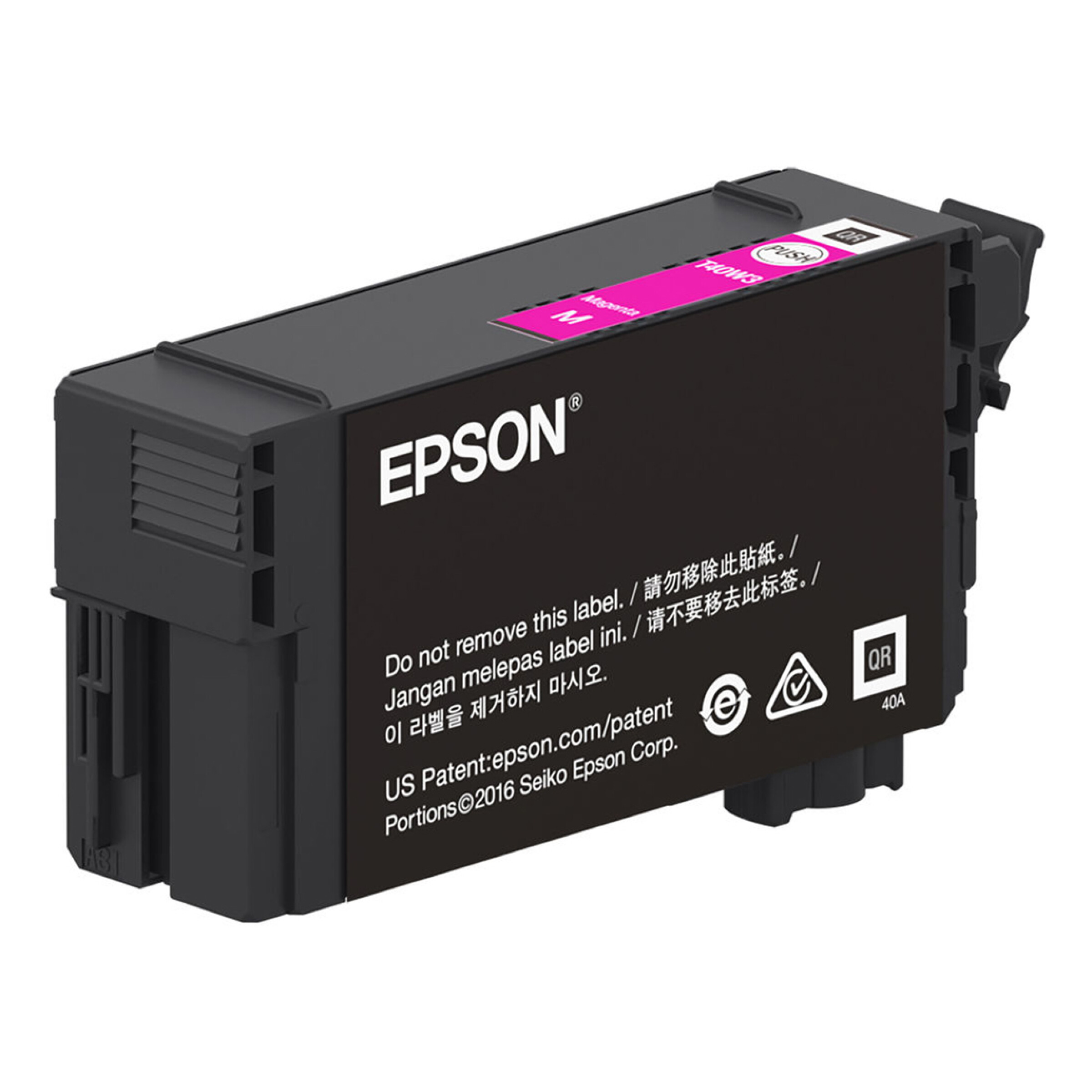 Epson T40W UltraChrome XD2 High-Capacity Magenta Ink Cartridge (50mL)