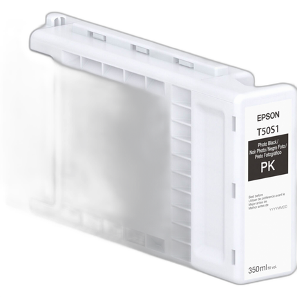Epson T50S UltraChrome XD3 High-Capacity Photo Black Ink Cartridge (350 mL)