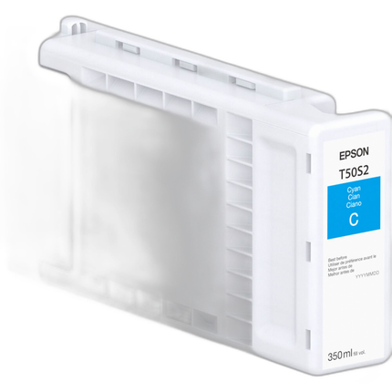 Epson T50S UltraChrome XD3 High-Capacity Cyan Ink Cartridge (350 mL)