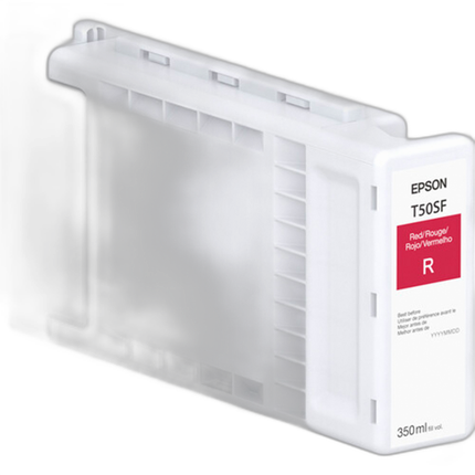 Epson T50S UltraChrome XD3 High-Capacity Red Ink Cartridge (350 mL)