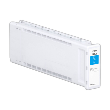 Epson T50L UltraChrome XD3 High-Capacity Cyan Ink Cartridge (700 mL)