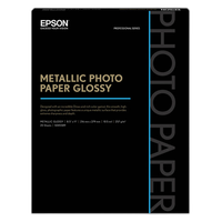 Epson Metallic Photo Paper, Glossy 8.5x11 0