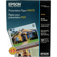 Epson 8.5x11 In. Presentation Matte Paper - 100 Sheets 0