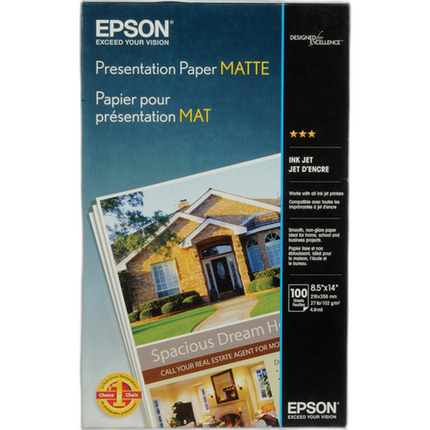 Epson 8.5x14 In. Quality Photo Paper - 100 Sheets