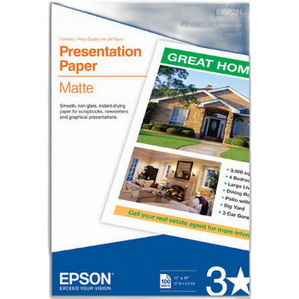 Epson 11x17 Presentation Matte Paper - 100 Sheets