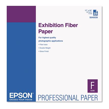 Epson 17x22 Exhibition Fiber Paper - 25 Sheets