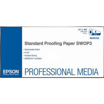 Epson 24x100 Semi Matte SWOP3 Standard Proofing Paper - Roll