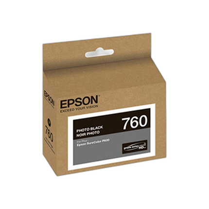 Epson T760 Photo Black Ultrachrome HD Ink Cartridge for P600 Printer