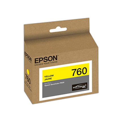 Epson T760 Yellow Ultrachrome HD Ink Cartridge for P600 Printer