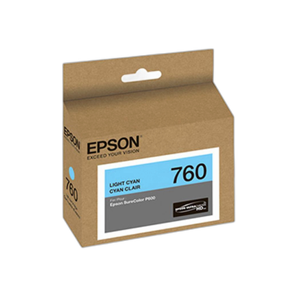 Epson T760 Light Cyan Ultrachrome HD Ink Cartridge for P600 Printer