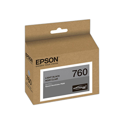 Epson T760 Light Black Ultrachrome HD Ink Cartridge for P600 Printer
