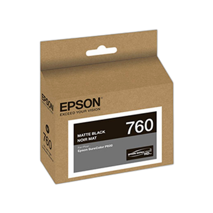 Epson T760 Matte Black Ultrachrome HD Ink Cartridge for P600 Printer