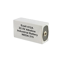 Exell 412A 22.5V Alkaline Battery (Replaces ANSI / NEDA-215  and  IEC-15F20) 0