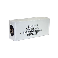 Exell 413A 30V Alkaline Battery (Replaces ANSI / NEDA-210  and  IEC-20F20) 0