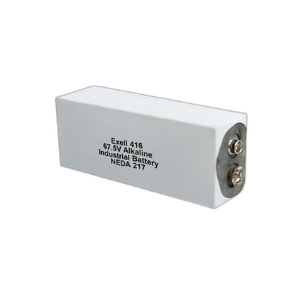 Exell 416A 67.5V Alkaline Battery (Replaces ANSI / NEDA-217)