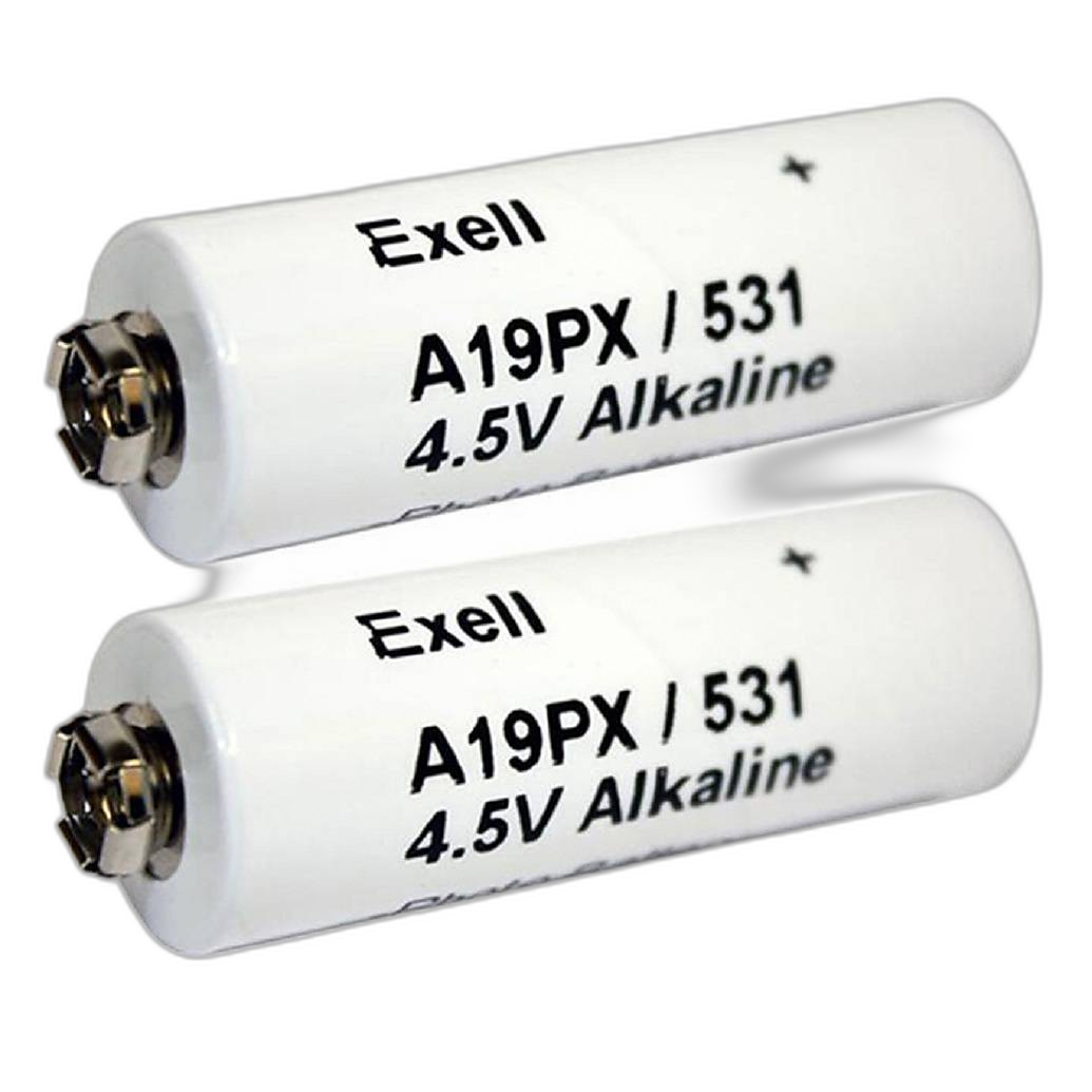 Exell Battery A19PX 2-Pack Alkaline 4.5v Batteries