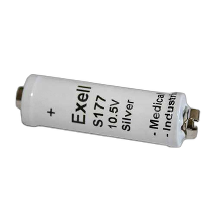 Exell S177 10.5V Silver Oxide Battery (Replaces ANSI / NEDA-1606A)