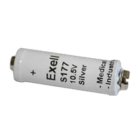 Exell S177 10.5V Silver Oxide Battery (Replaces ANSI / NEDA-1606A) 0