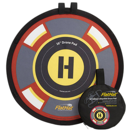 ExpoImaging - FlatHat 16 inch (40cm) Drone Pad - Gold Red