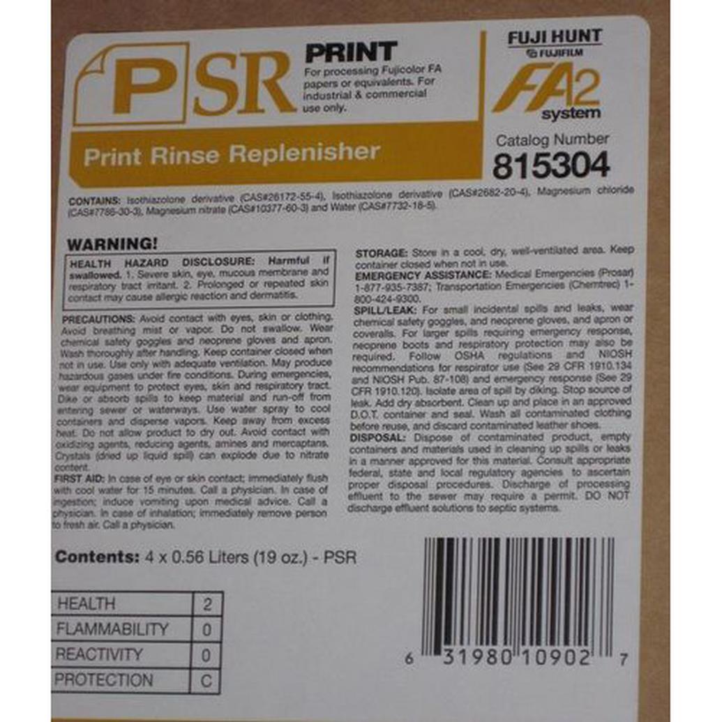 Fuji FA2 PSR Rinse Replenisher
