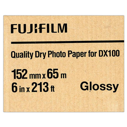 Fujifilm 6x213 DX100 Inkjet Paper Glossy for Frontier-S DX100/400 Printer