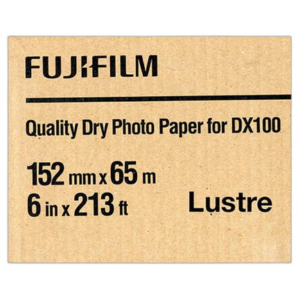 Fujifilm 6x213 DX100 Inkjet Paper Lustre for Frontier-S DX100/400 Printer