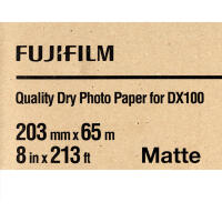 Fujifilm DX100 Paper Fine Art Matte 8 In x 196 Ft F/ DX100/400 Printer 0