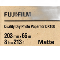 Fujifilm DX100 Paper Fine Art Matte 8 In x 196 Ft F/ DX100/400 Printer 0