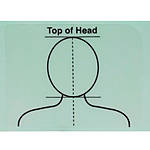 Fujifilm Passport / ID Photo Digital Camera LCD Head and Shoulders Indicator