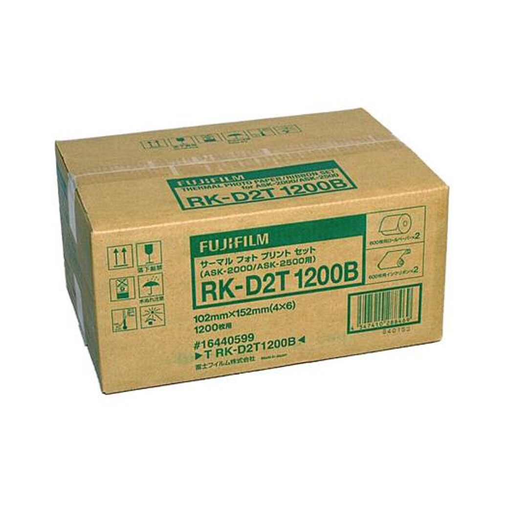 Fujifilm ASK 4X6 Media (1200Prints) For ASK 2000/2500 Printers