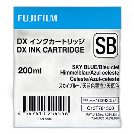 Fujifilm 16393057 Sky Blue Ink 200ml for Fujifilm Frontier-S DX100