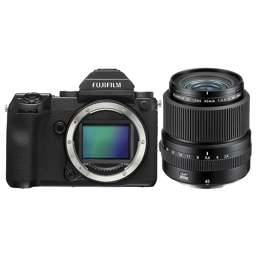 Fujifilm GFX 50S Medium Format Mirrorless Camera with GF 45mm Lens