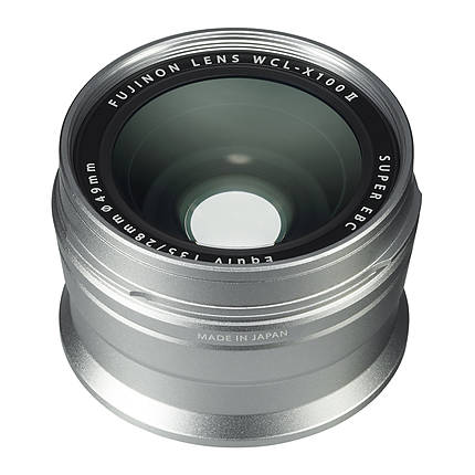Fujifilm TCL-X100 II Tele Conversion Lens (Silver) for X100F X100V