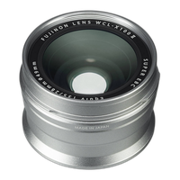 Fujifilm WCL-X100 II Wide Conversion Lens (Silver) for X100F X100V X100VI 0