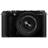 FUJIFILM X-M5 Mirrorless Camera (Black) with XC15-45mmF3.5-5.6 OIS PZ Lens 0
