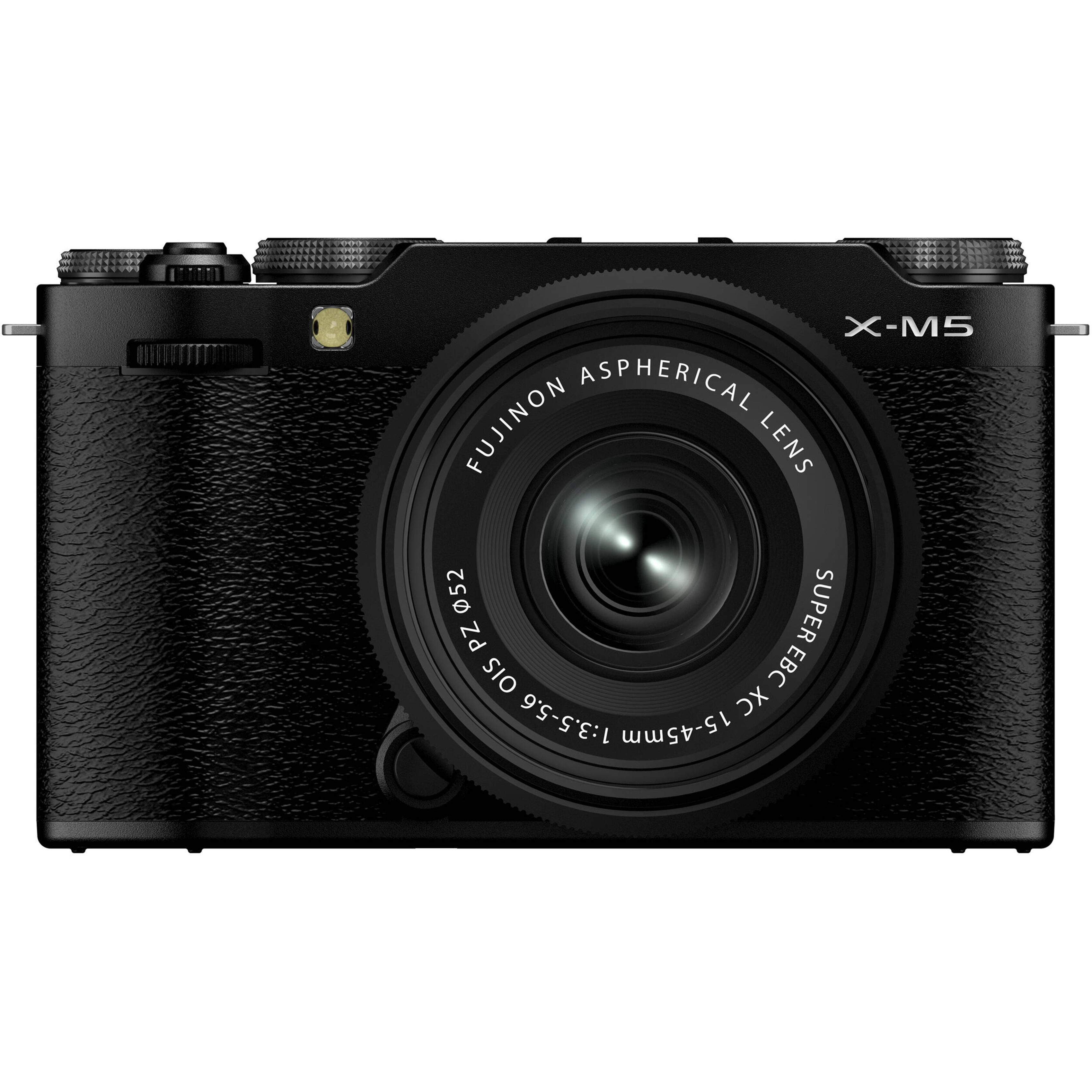 FUJIFILM X-M5 Mirrorless Camera (Black) with XC15-45mmF3.5-5.6 OIS PZ Lens