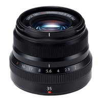 Fujifilm FUJINON XF 35mm f/2 R WR Lens (Black)
