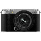 FUJIFILM X-M5 Mirrorless Camera (Silver) with XC15-45mmF3.5-5.6 OIS PZ Lens 0