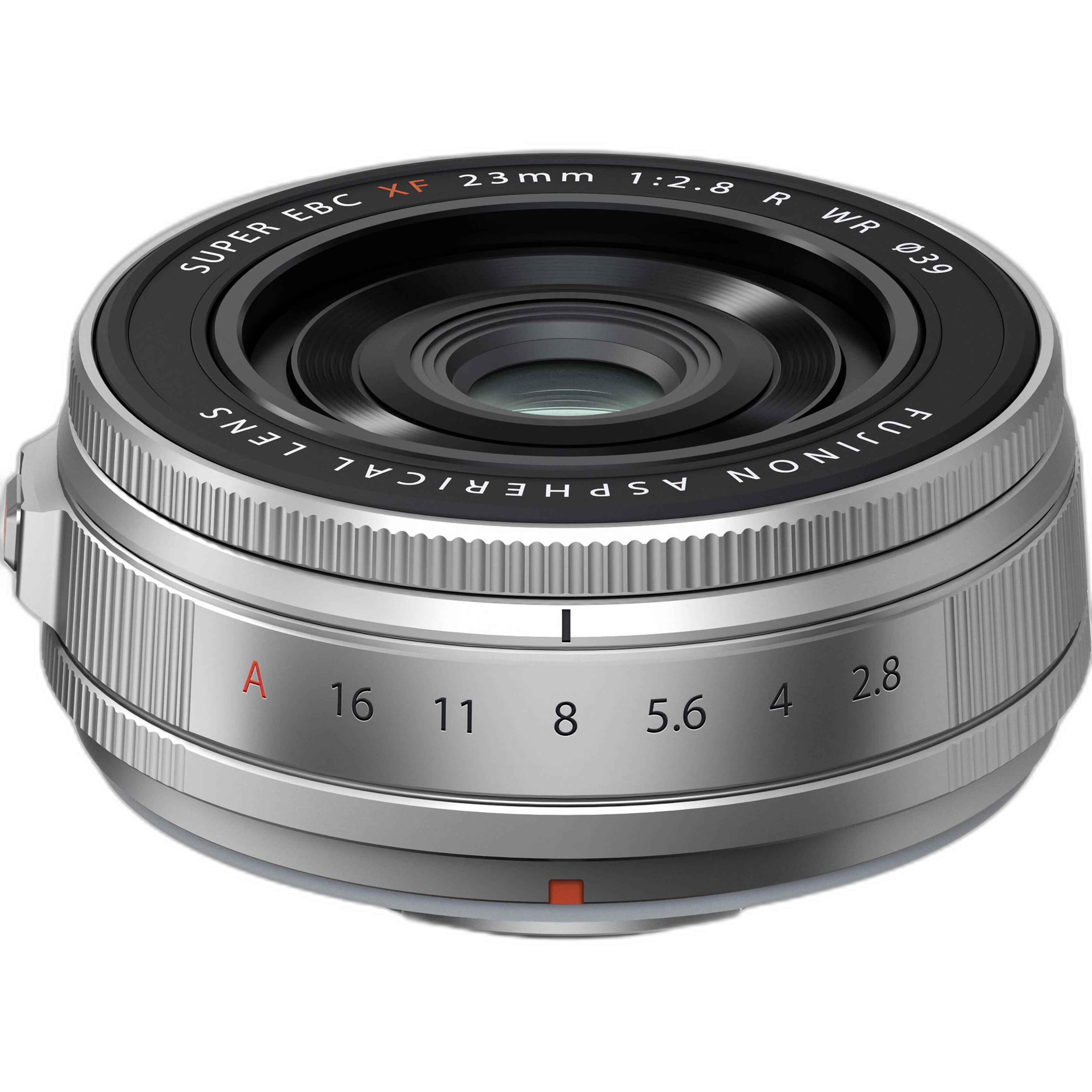 Fujifilm XF23mm F2.8 R WR Lens- Silver