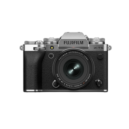 Fujifilm X-T5 Mirrorless Digital Camera (Silver) with XF 16-50mm Lens