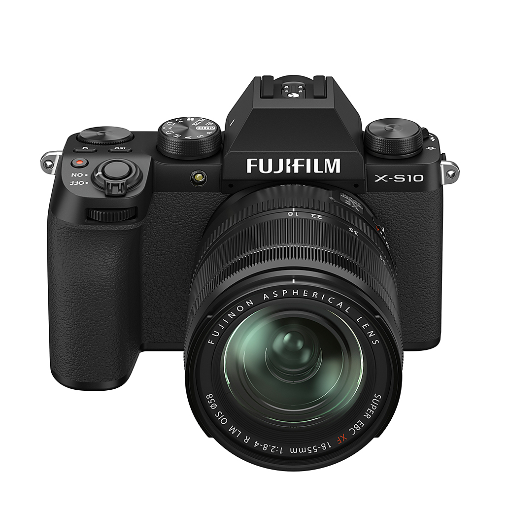 FUJIFILM X-S10 Body w/XF18-55mm F2.8-4 R Lens Kit - Black