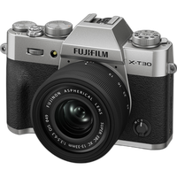 FUJIFILM X-T30 III Mirrorless Camera Body with XC13-33mm Lens Kit - Silver 10