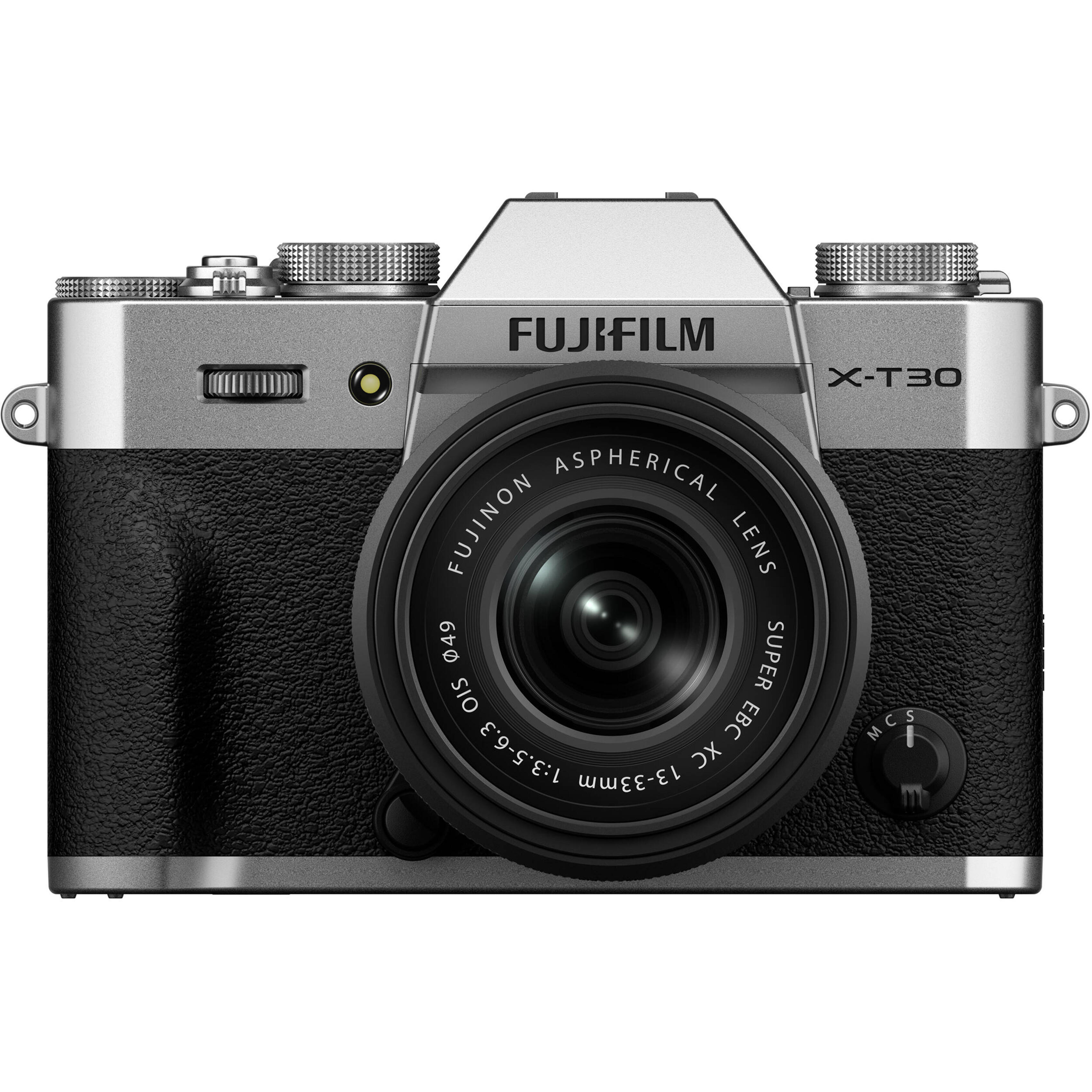 FUJIFILM X-T30 III Mirrorless Camera Body with XC13-33mm Lens Kit - Silver